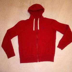 Polo Ralph Lauren Red Waffle Knit Hoodie/Jacket